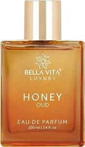 Bella Vita Luxury Honey Oud Eau de Parfum, Patchouli, Vanilla, Bergamot, Floral & Spicy + Made with Clean & Vegan Essentials Oils +Cruelty Fr perfumeat